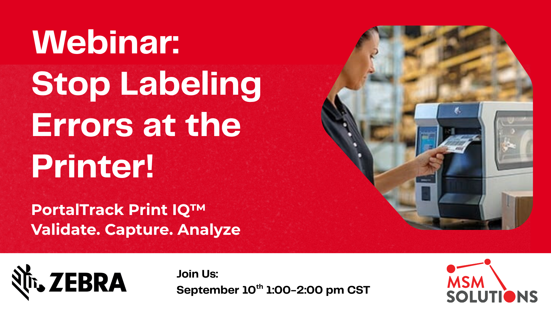 Webinar -PortalTrack PrintIQ Webinar -PortalTrack PrintIQ